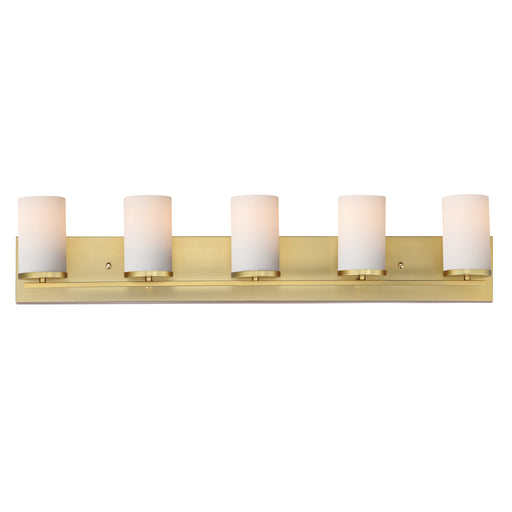 Maxim 10285SWSBR Lateral 5 Light Bath Vanity | Satin Brass