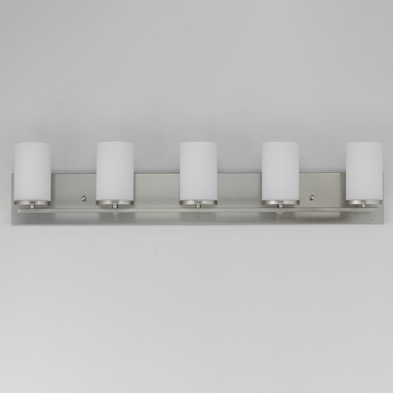 Maxim 10285SWSN Lateral 5 Light Bath Vanity | Satin Nickel
