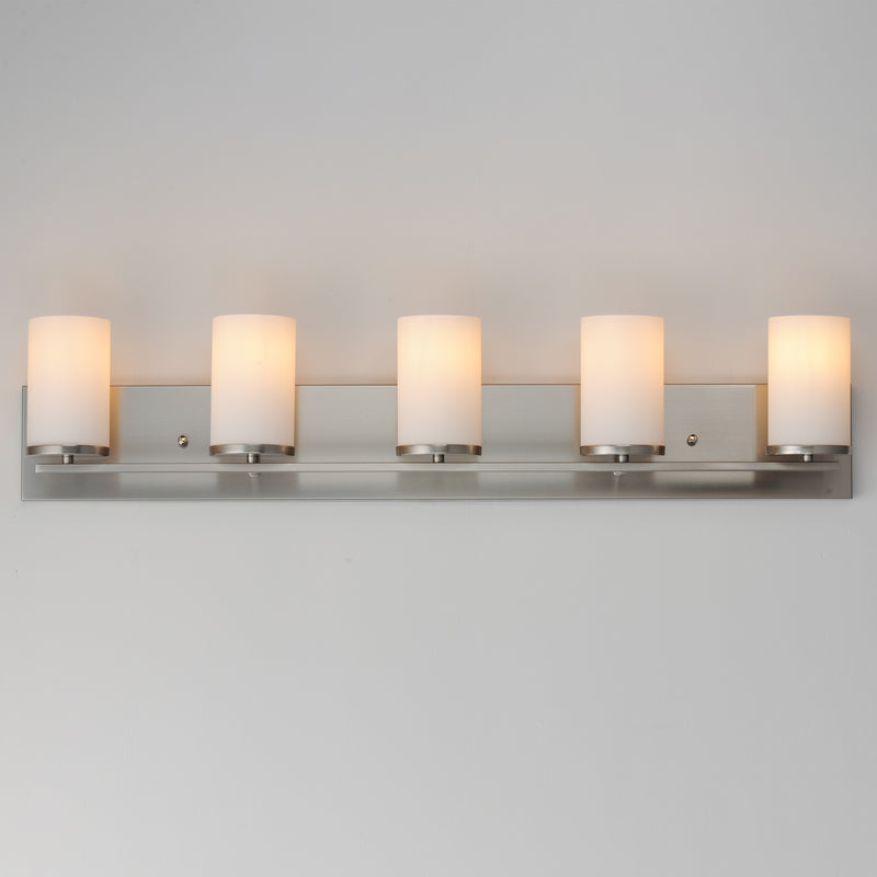 Maxim 10285SWSN Lateral 5 Light Bath Vanity | Satin Nickel