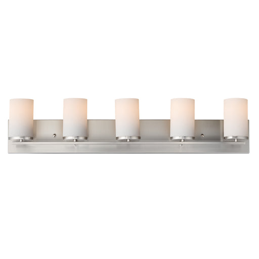 Maxim 10285SWSN Lateral 5 Light Bath Vanity | Satin Nickel