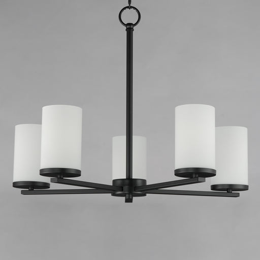 Maxim 10286SWBK Lateral 5 Light Chandelier | Black