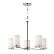 Maxim 10286SWSN Lateral 5 Light Chandelier | Satin Nickel