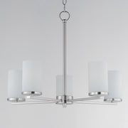 Maxim 10286SWSN Lateral 5 Light Chandelier | Satin Nickel