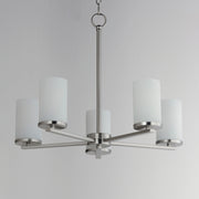 Maxim 10286SWSN Lateral 5 Light Chandelier | Satin Nickel