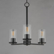 Maxim 10287CLBK Lateral 3 Light Chandelier | Black