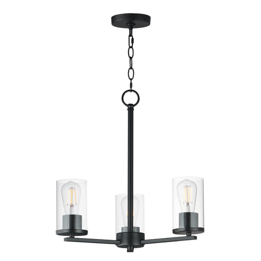 Maxim 10287CLBK Lateral 3 Light Chandelier | Black