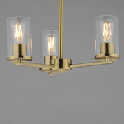Maxim 10287CLSBR Lateral 3 Light Chandelier | Satin Brass