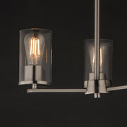 Maxim 10287CLSN Lateral 3 Light Chandelier | Satin Nickel
