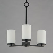 Maxim 10287SWBK Lateral 3 Light Chandelier | Black