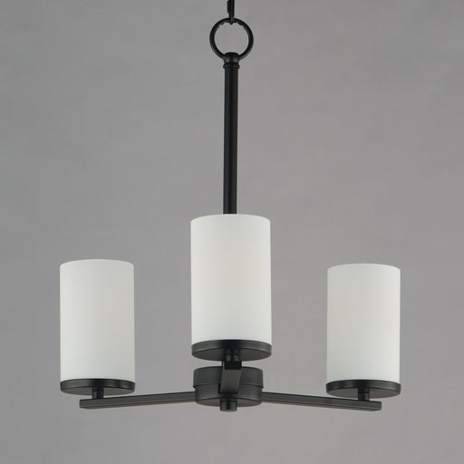 Maxim 10287SWBK Lateral 3 Light Chandelier | Black