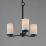 Maxim 10287SWBK Lateral 3 Light Chandelier | Black