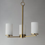 Maxim 10287SWSBR Lateral 3 Light Chandelier | Satin Brass