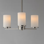 Maxim 10287SWSN Lateral 3 Light Chandelier | Satin Nickel