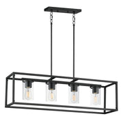 Maxim 10288CLBK Lateral 4 Light Linear Pendant | Black