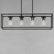 Maxim 10288CLBK Lateral 4 Light Linear Pendant | Black