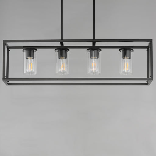 Maxim 10288CLBK Lateral 4 Light Linear Pendant | Black