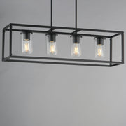 Maxim 10288CLBK Lateral 4 Light Linear Pendant | Black