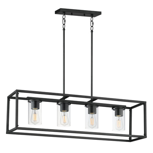 Maxim 10288CLBK Lateral 4 Light Linear Pendant | Black