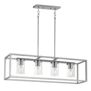 Maxim 10288CLSN Lateral 4 Light Linear Pendant | Satin Nickel