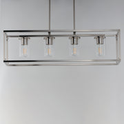 Maxim 10288CLSN Lateral 4 Light Linear Pendant | Satin Nickel