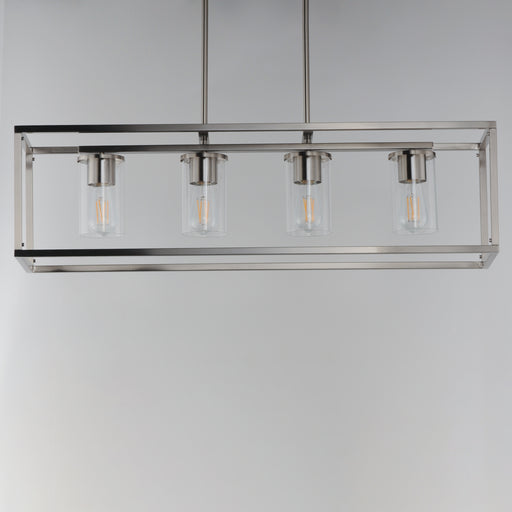 Maxim 10288CLSN Lateral 4 Light Linear Pendant | Satin Nickel