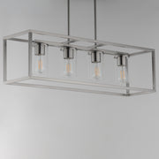 Maxim 10288CLSN Lateral 4 Light Linear Pendant | Satin Nickel