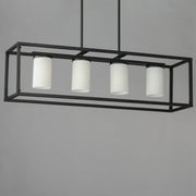 Maxim 10288SWBK Lateral 4 Light Linear Pendant | Black
