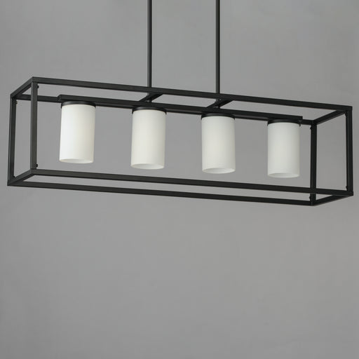 Maxim 10288SWBK Lateral 4 Light Linear Pendant | Black