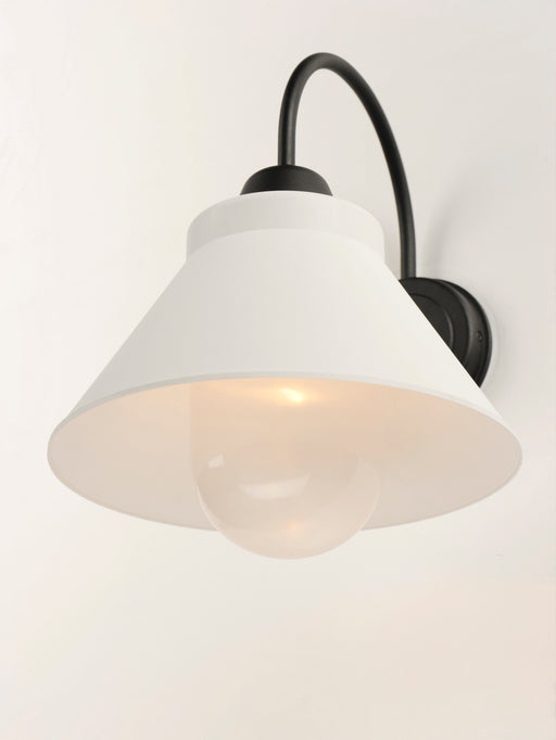 Maxim 10290WTBK Jetty 1 Light Outdoor Wall Sconce | Black