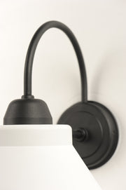 Maxim 10290WTBK Jetty 1 Light Outdoor Wall Sconce | Black