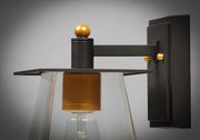Maxim 10312CLBZGLD Chalet 1 Light LED Outdoor Wall Sconce | Bronze / Gold
