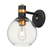 Maxim 10318CLBZGLD Cabin 1 Light LED Outdoor Wall Sconce | Bronze / Gold