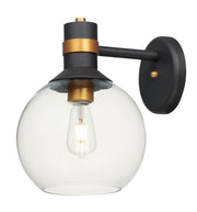 Maxim 10319CLBZGLD Cabin 1 Light LED Outdoor Wall Sconce | Bronze / Gold