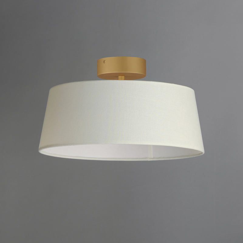 Maxim 10330OFNAB Paramount 16" LED Flush Mount | Natural Aged Brass