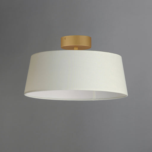 Maxim 10330OFNAB Paramount 16" LED Flush Mount | Natural Aged Brass