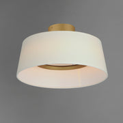 Maxim 10330OFNAB Paramount 16" LED Flush Mount | Natural Aged Brass