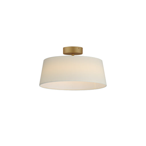 Maxim 10330OFNAB Paramount 16" LED Flush Mount | Natural Aged Brass