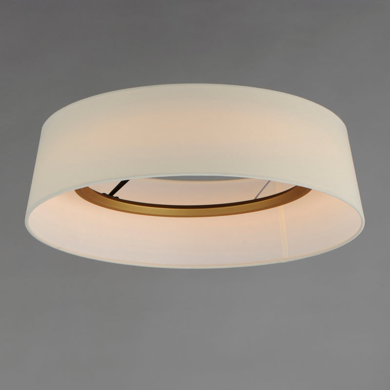 Maxim 10332OFNAB Paramount 21" LED Flush Mount | Natural Aged Brass