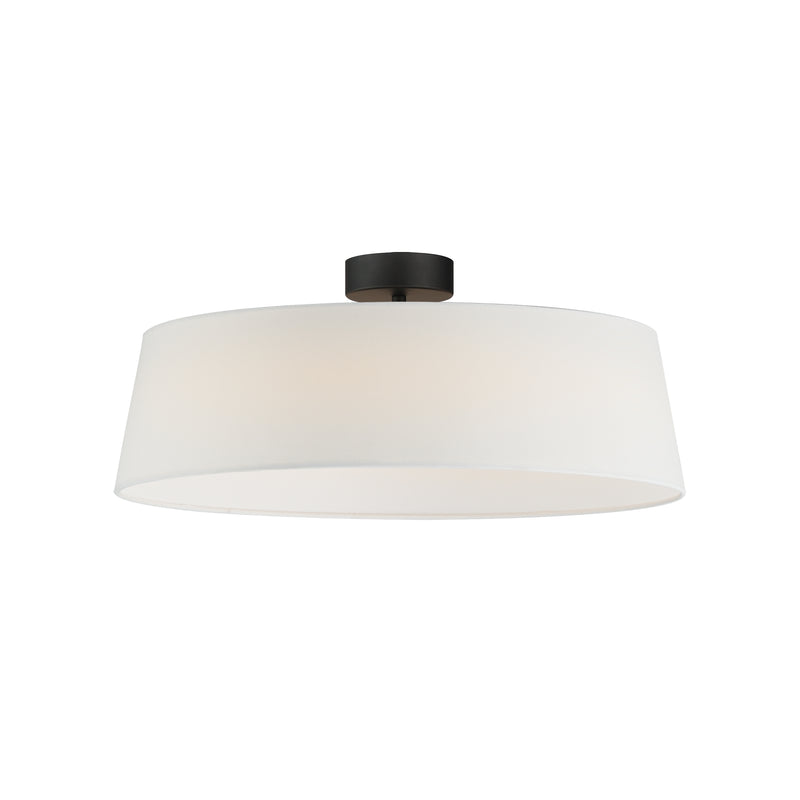 Maxim 10332WTBK Paramount 21" LED Flush Mount | Black