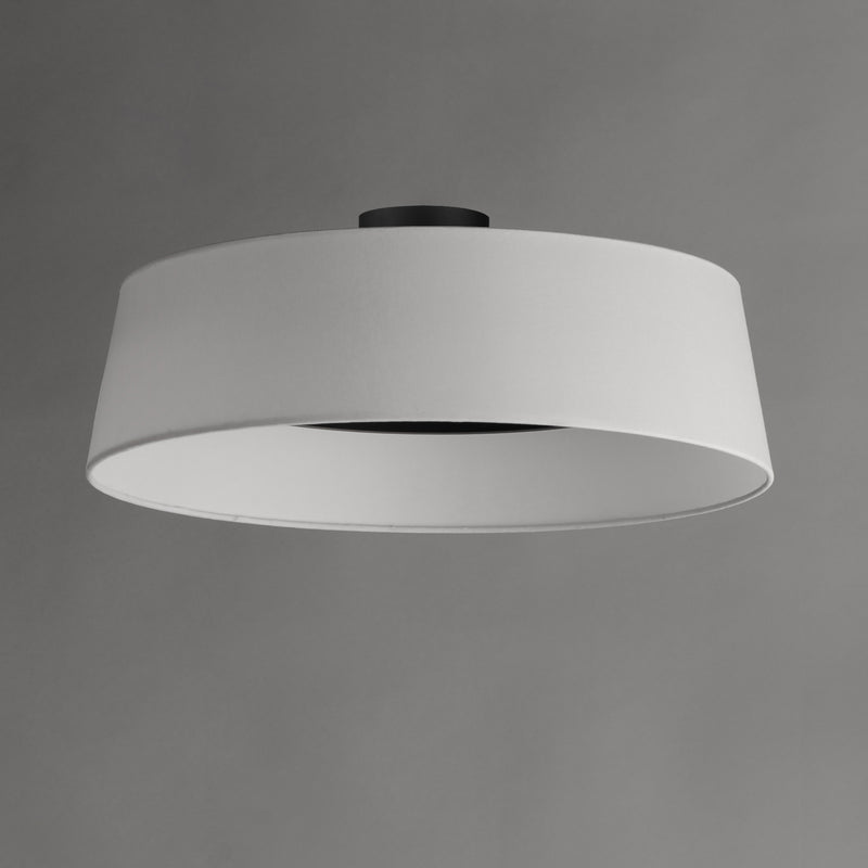 Maxim 10332WTBK Paramount 21" LED Flush Mount | Black