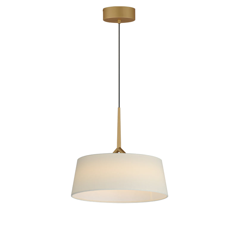 Maxim 10334OFNAB Paramount 16" LED Pendant | Natural Aged Brass