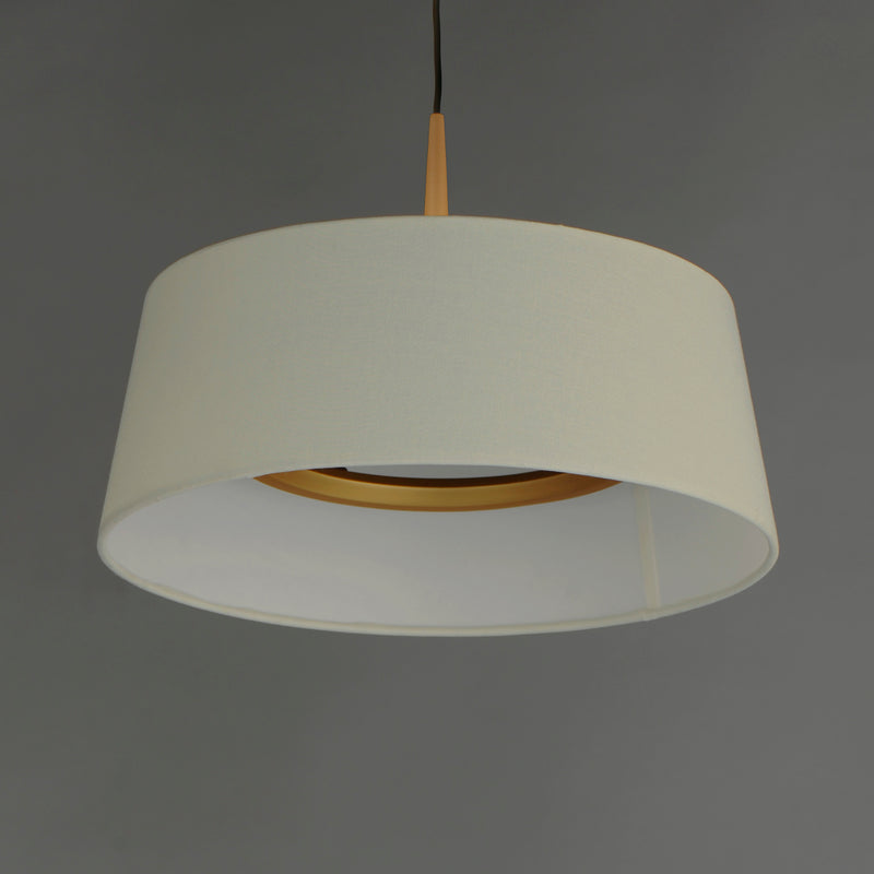 Maxim 10334OFNAB Paramount 16" LED Pendant | Natural Aged Brass