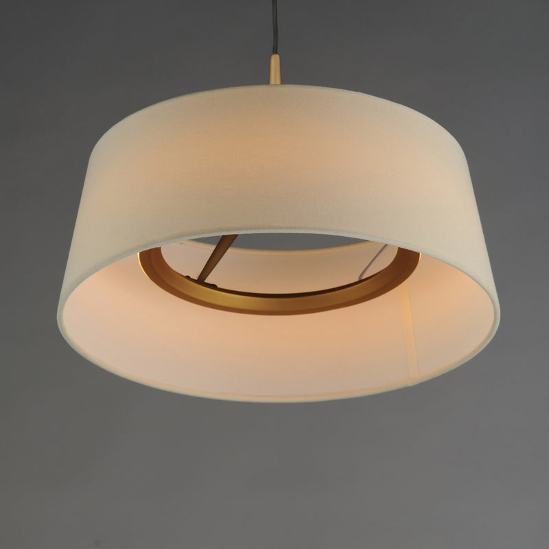 Maxim 10334OFNAB Paramount 16" LED Pendant | Natural Aged Brass