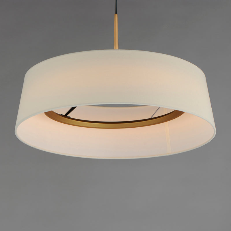 Maxim 10336OFNAB Paramount 21" LED Pendant | Natural Aged Brass