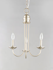 Maxim 10343SN Logan 3 Light Candle Chandelier | Satin Nickel