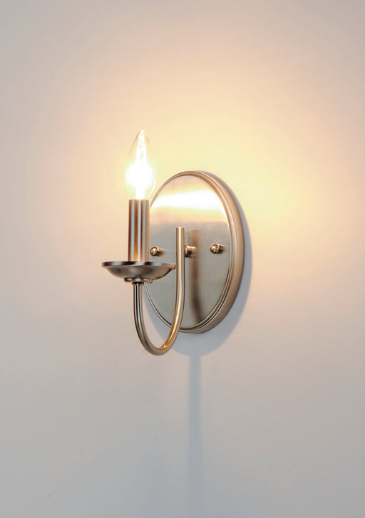 Maxim 10351SN Logan 1 Light Wall Sconce | Satin Nickel