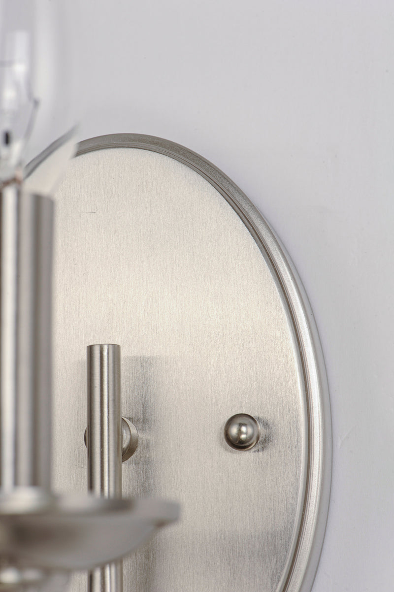 Maxim 10351SN Logan 1 Light Wall Sconce | Satin Nickel