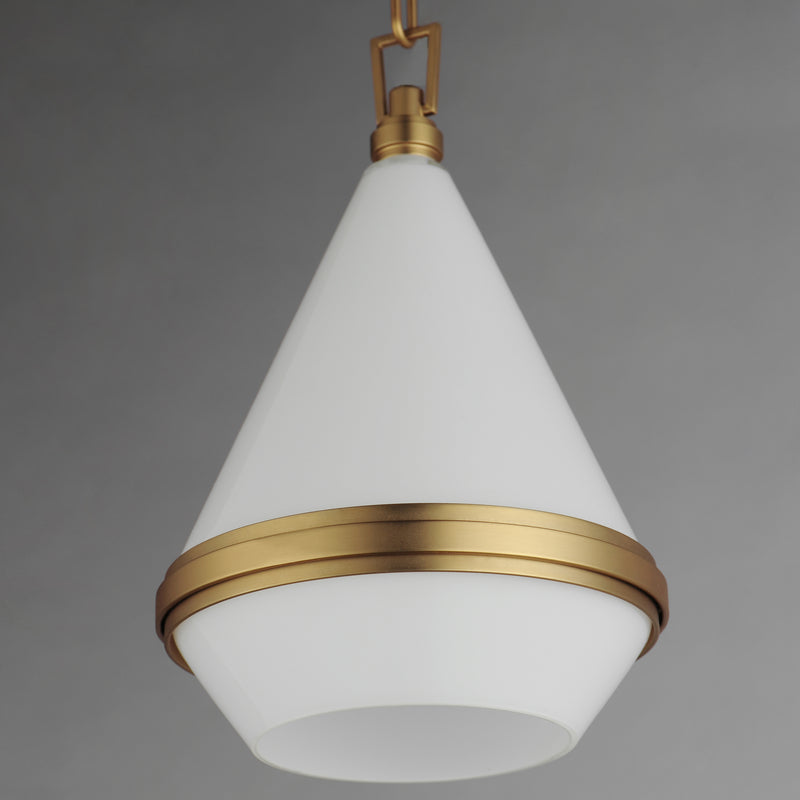 Maxim 10372WTSBR Giza Mini Pendant | Satin Brass