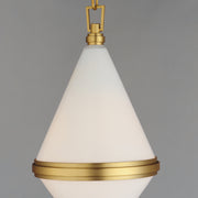 Maxim 10372WTSBR Giza Mini Pendant | Satin Brass