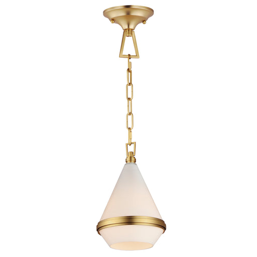 Maxim 10372WTSBR Giza Mini Pendant | Satin Brass